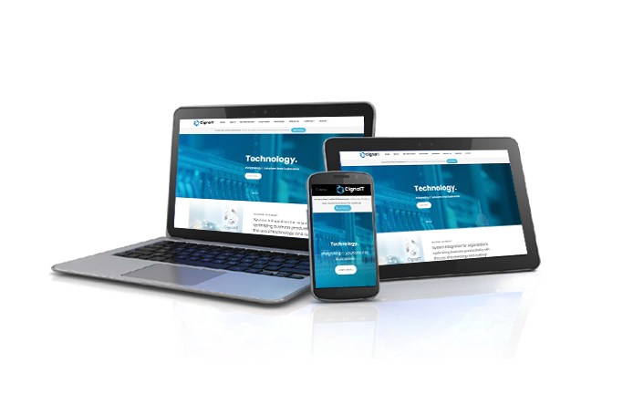 A selection of website design work by 344 Media